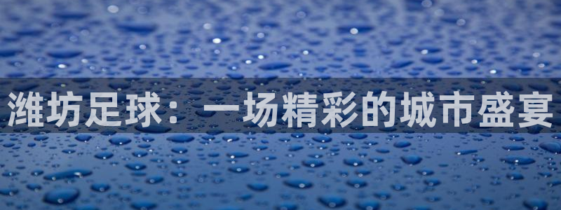 潍坊足球：一场精彩的城市盛宴