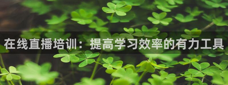 玩球直播app官方版下载：在线直播培训：提高学习效率的有力工具